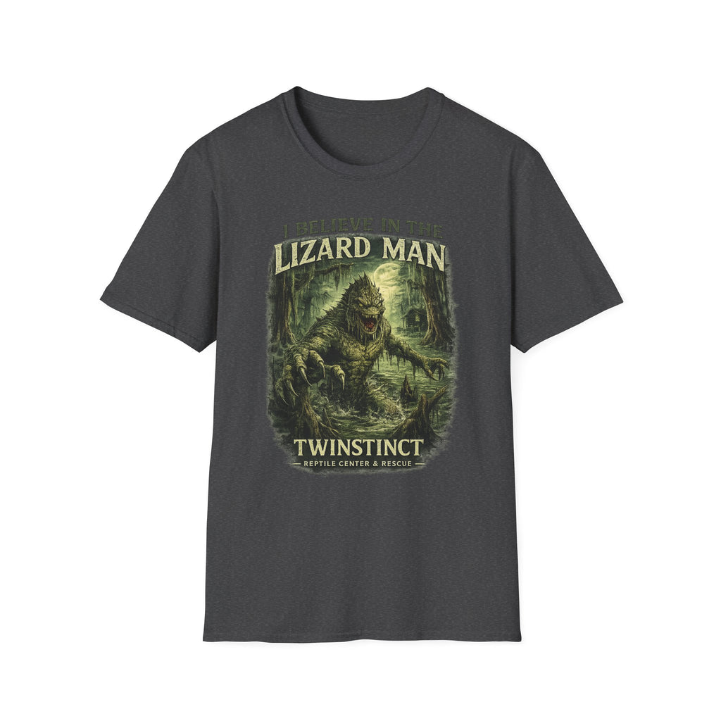 I Believe in the Lizard Man T-Shirt — Cryptid Enthusiast Graphic Tee