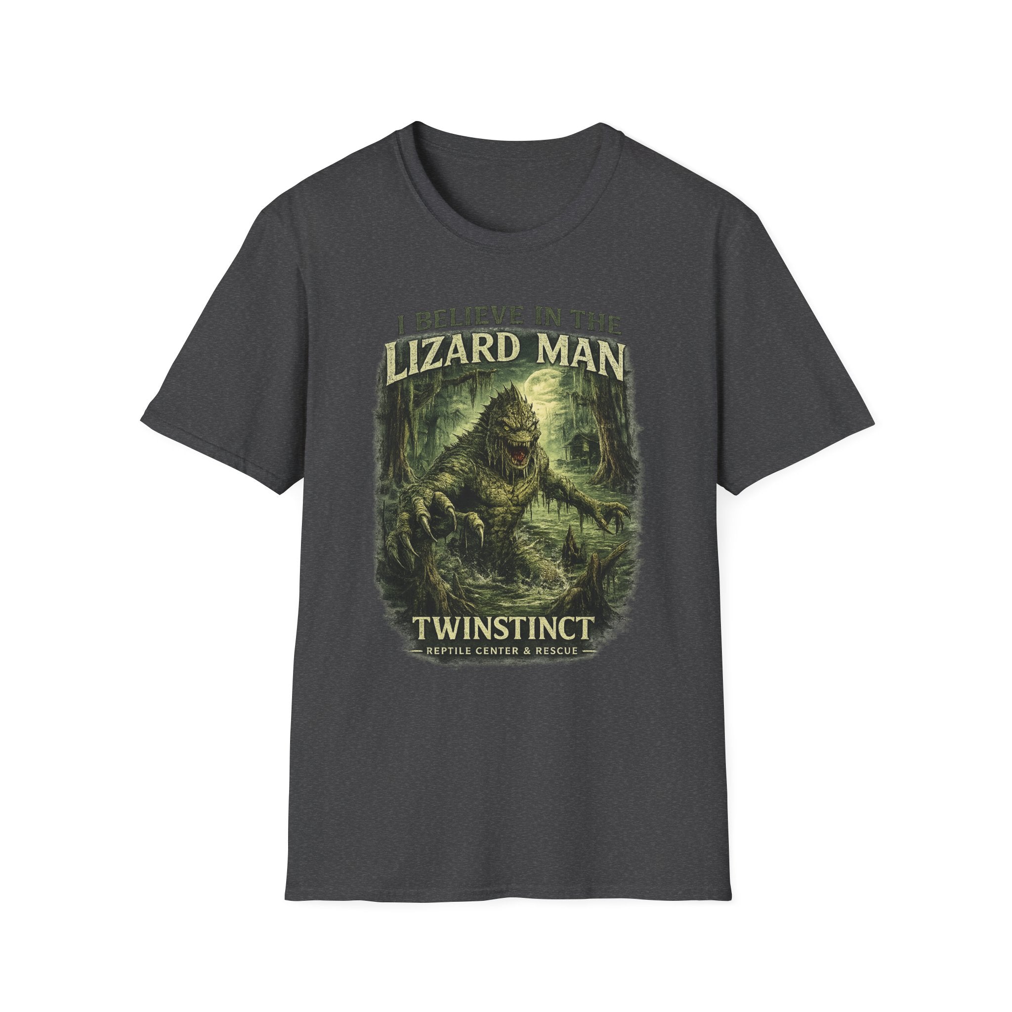 I Believe in the Lizard Man T-Shirt — Cryptid Enthusiast Graphic Tee