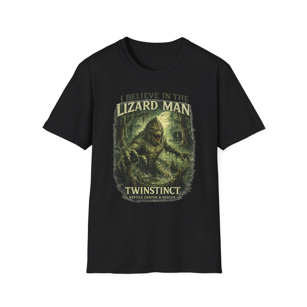 I Believe in the Lizard Man T-Shirt — Cryptid Enthusiast Graphic Tee