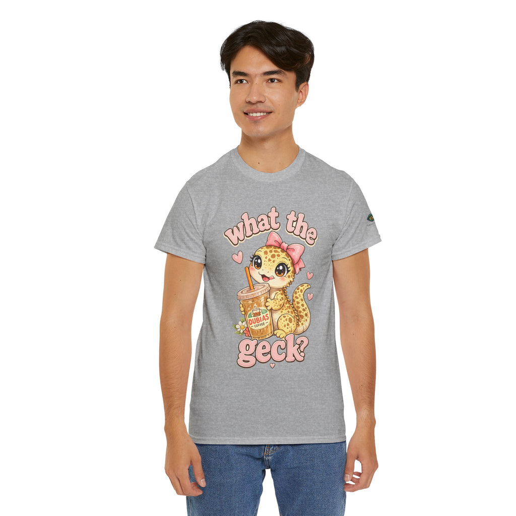 What the Geck? Cute Gecko Tea Graphic Tee