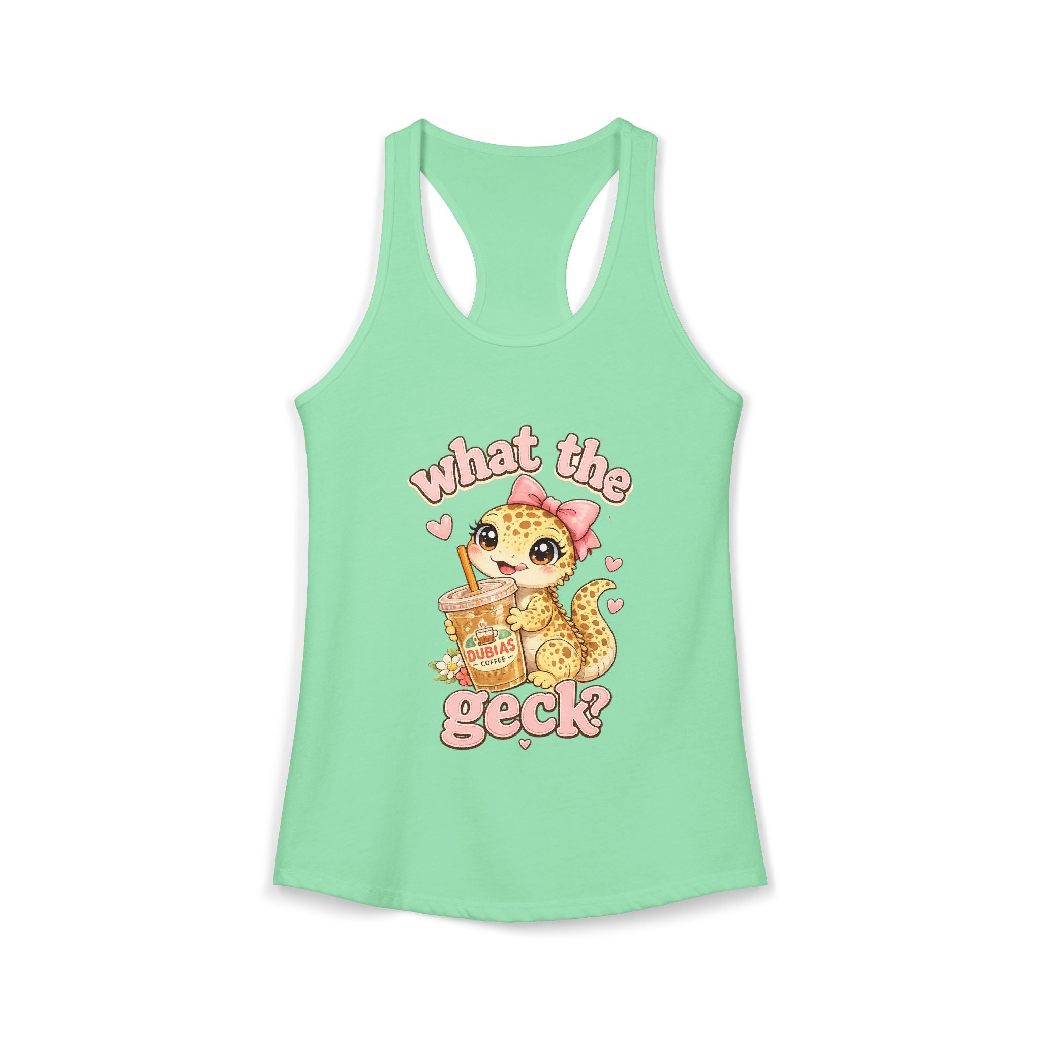 Women's "What the geck?" Racerback Tank