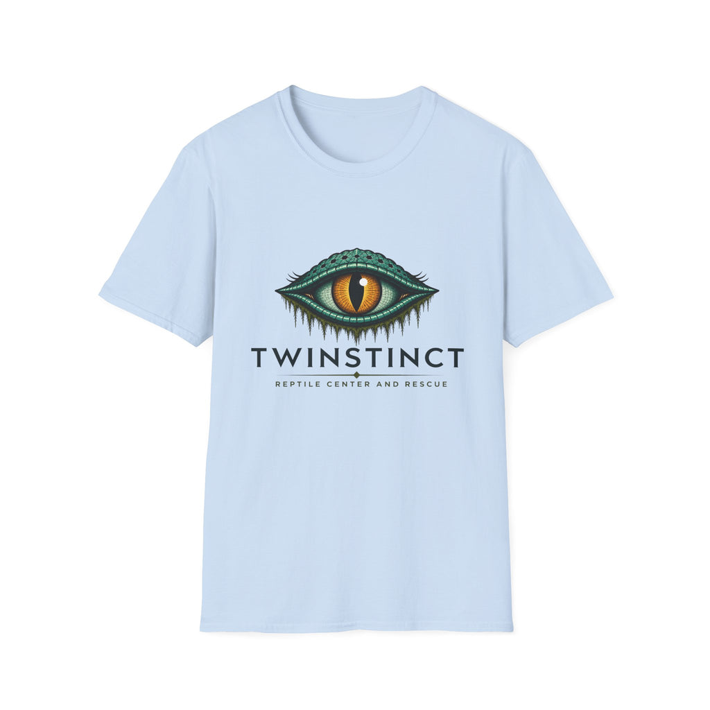 Graphic T-Shirt — Green Dragon Eye "TWINSTINCT" Logo Shirt