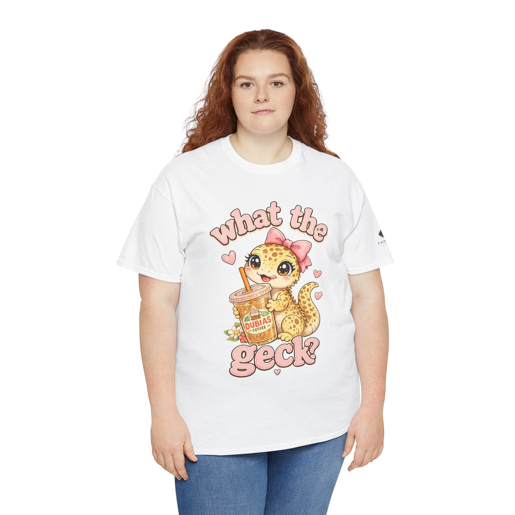 What the Geck? Cute Gecko Tea Graphic Tee