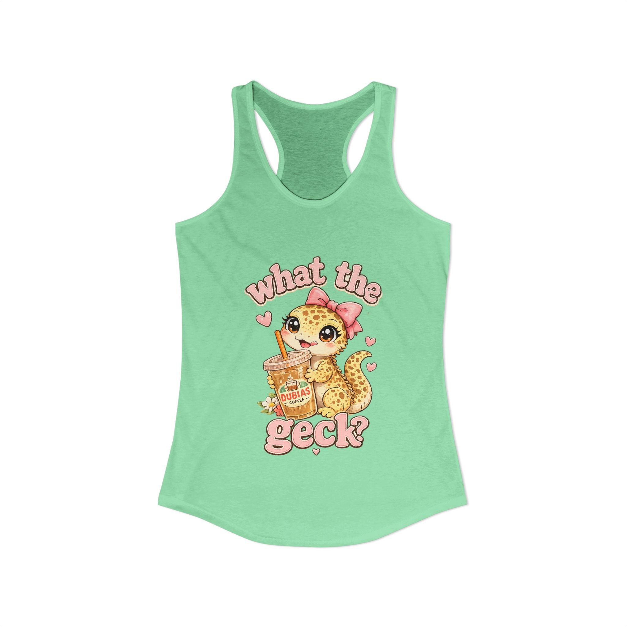 Women's "What the geck?" Racerback Tank