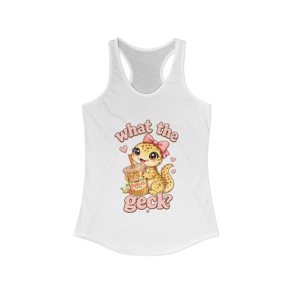 Women's "What the geck?" Racerback Tank