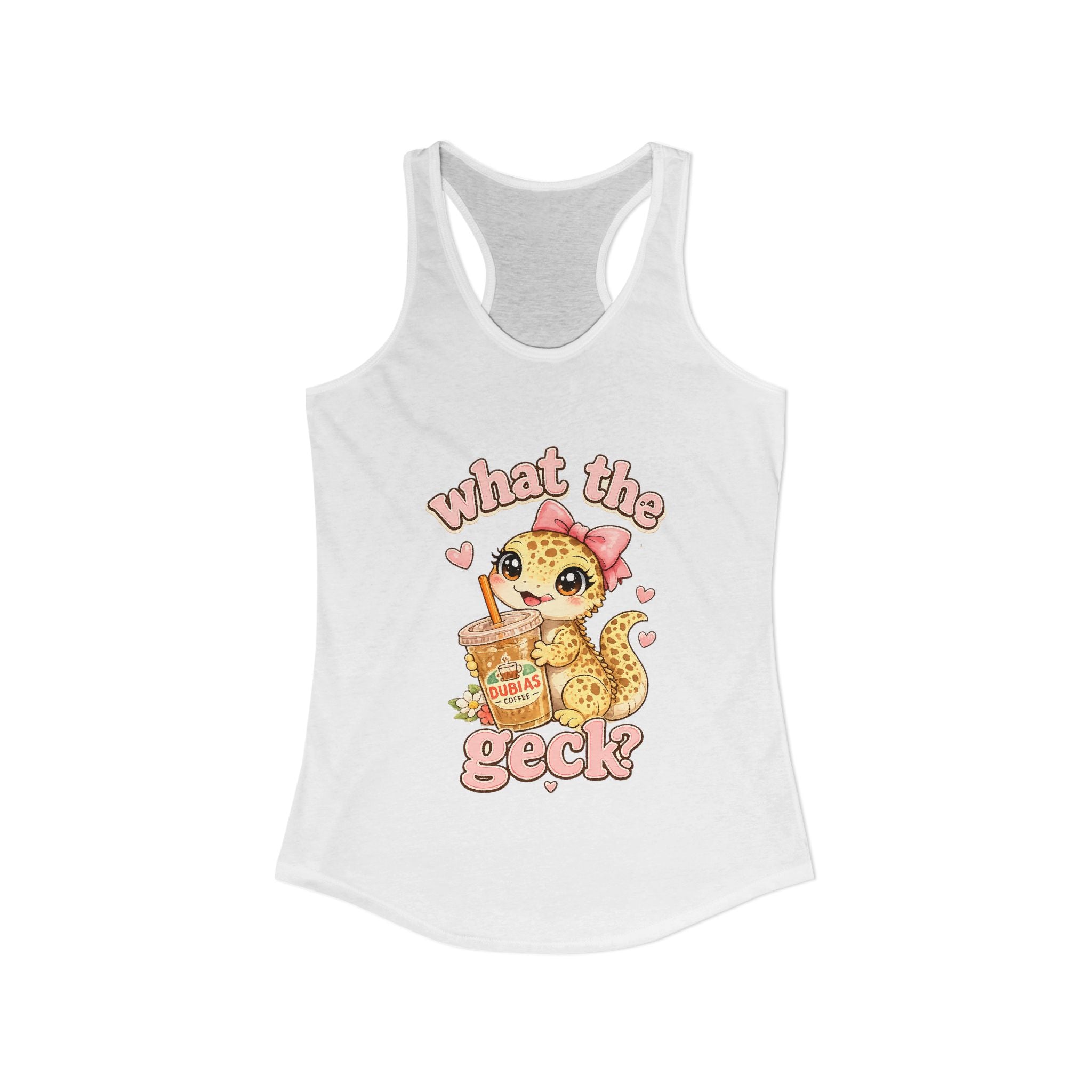 Women's "What the geck?" Racerback Tank