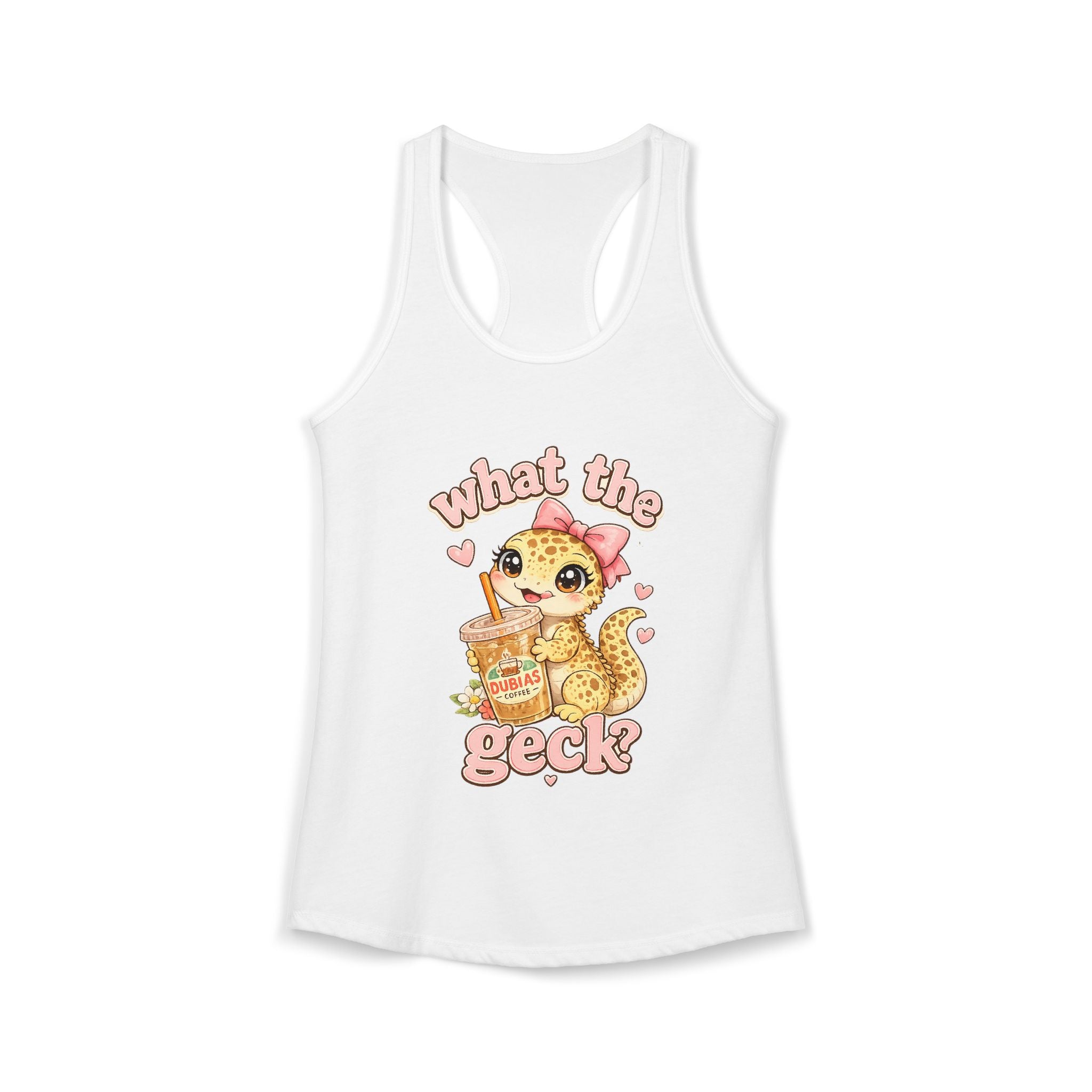 Women's "What the geck?" Racerback Tank