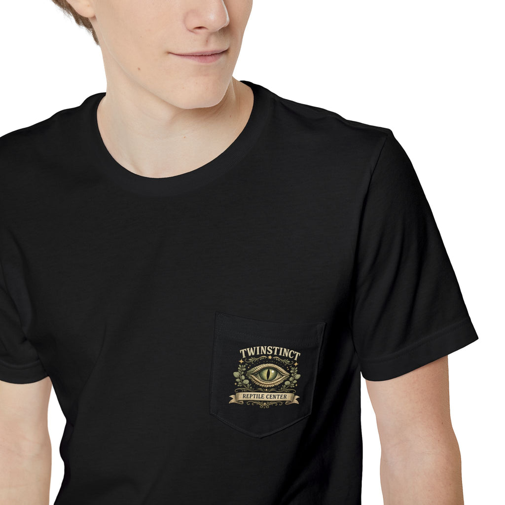 Pocket T-Shirt — Live Laugh Lizard